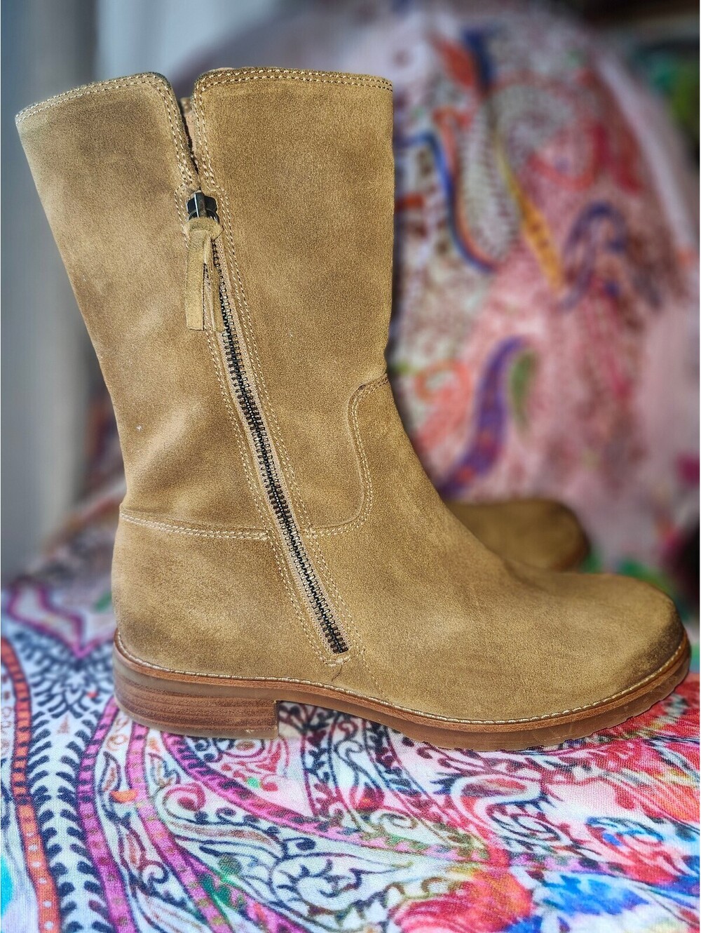 Sofft Betty Midcalf Camel/Tan Waterproof Boot Size 8.5